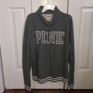 PINK quarter-zip jacket